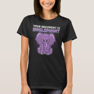 Ditt argument är irrelevant djurparker t shirt