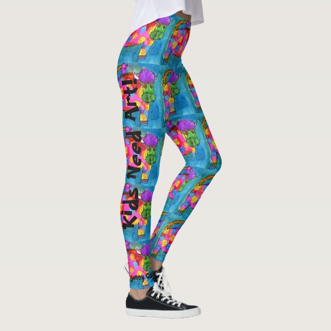 Ditt barn är en ARTIST Anpassningsbar Leggings Yog (Höger)