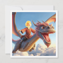 Ditt barn flyger på asiatisk drake, drakkort kort