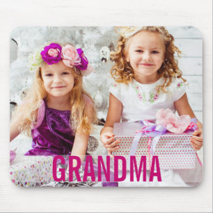 Ditt barn Foto Grandma Mousepad Musmatta