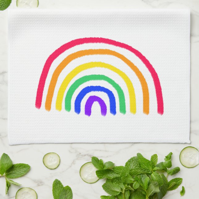 Ditt barns egen teckning | Överför Kids Teckning Kökshandduk (Vikta)