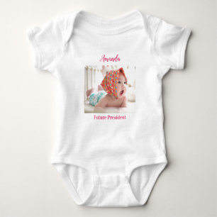Ditt barns foto "blivande president" Namn-meddelan T Shirt