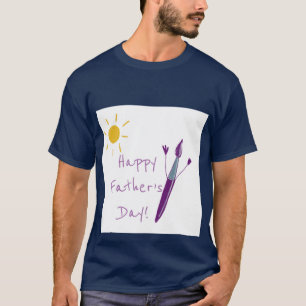 Ditt barns konst för Far på en T-Shirt-dag T Shirt