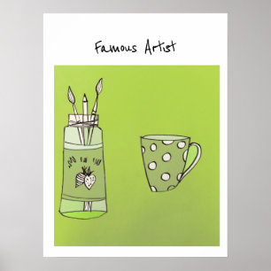 Ditt barns konst på en affisch