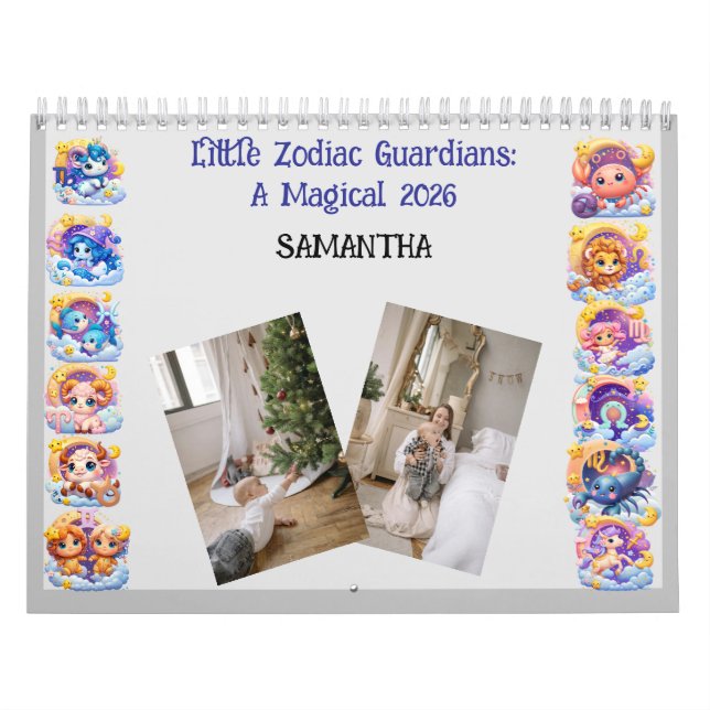 Ditt Barns Magiska 2026 med Zodiakvaktarna Ca Kalender (Omslag)