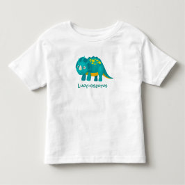 Ditt barns Namn Dinosaur Design Småbarn T-shirt