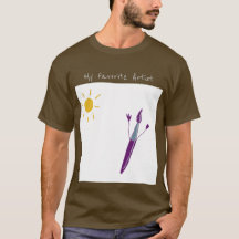 Ditt barns teckningar på T-Shirt