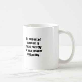 Ditt belopp av Stupidity Kaffemugg