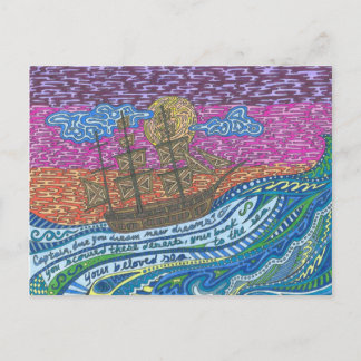 Ditt Beloved Sea-postkort Vykort