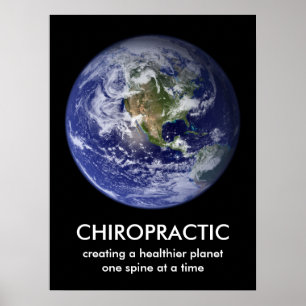 Ditt beställnings- textChiropractictryck Poster