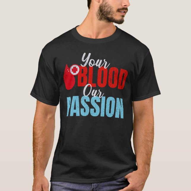 Ditt blod vår passionsfastomist t shirt (Framsida)