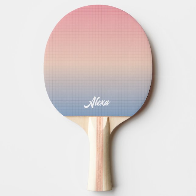 Ditt brev anpassad Neon Dawn Pingisracket (Framsidan)