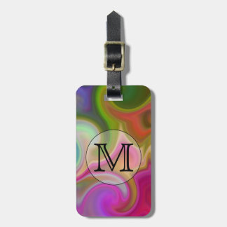 Ditt brev som är färgrikt virvlar runt och den bagagebricka