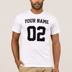 Ditt ditt namn numrerar t shirt
