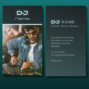 Ditt eget DJ-Affärskort Visitkort