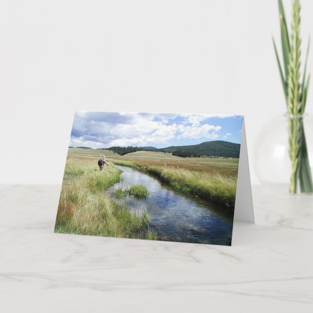 Ditt eget foto från en fiskeutflykt kort (Framsida)