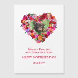 Ditt eget Hund Photo Mors dag Ro Heart