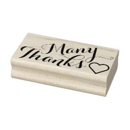 Ditt eget meddelande: MÅNGA TACK Stämpel