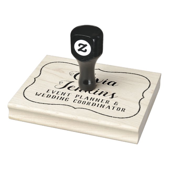 Ditt eget namn och köp Business Bracket Ram Stämpel (Stämpel)