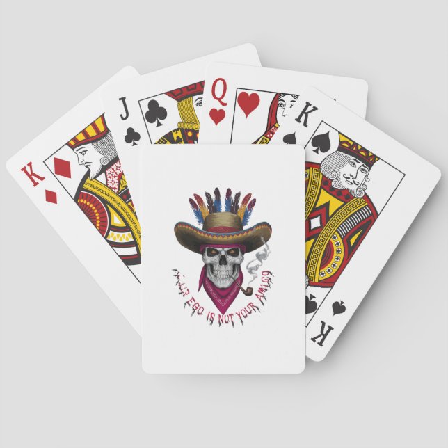 Ditt ego är inte din amigo casinokort (Baksidan)