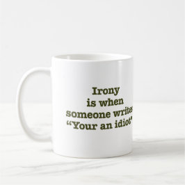 Ditt en Idiot. Kaffemugg