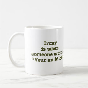 Ditt en Idiot. Kaffemugg