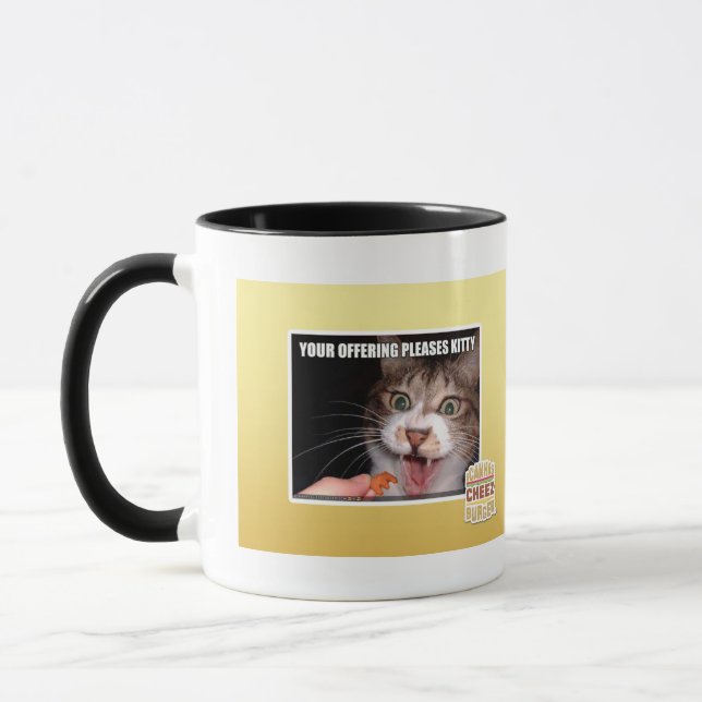 Ditt erbjuda behar kattunge mugg (Vänster)