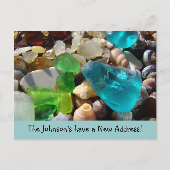 Ditt familjs nya adress-kort Fastigheter Meddelande Vykort (Framsida)