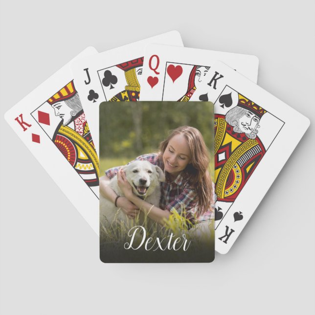 Ditt Favorit Husdjur Foto Casinokort (Baksidan)