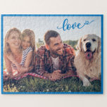 Ditt favoritfamiljefoto med Kärlek Pussel<br><div class="desc">Detta kommer att bli en vacker keepsaké som kan njutas om och om igen. Alla designfrågor eller speciella förfrågningar. Skicka bara ett e-postmeddelande till charmdesignstudio@rcn.com så hjälper vi oss gärna. Dessa pussel är tillverkade av en robust kartong och monterade på kretskort och är tryckta i levande och fullt. Innehåller babyliften...</div>