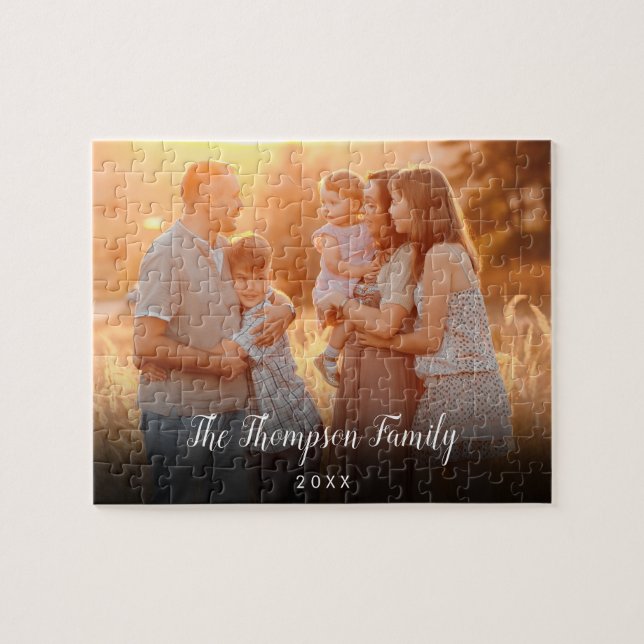 Ditt Favoritfamiljefoto Pussel (Horisontell)