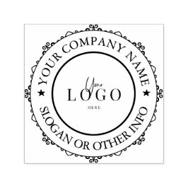 Ditt företagslogotyp Anpassad Självbläckande stämp Självfärgande Stämpel