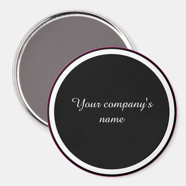 Ditt företagsnamn, mall, magnet (Front/Back)