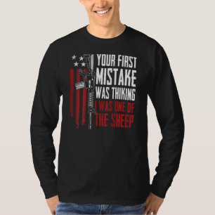 Ditt första misstag att tro att jag var ett av får t shirt