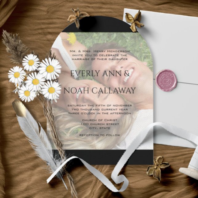 Ditt foto Bröllop i dag gifter jag mig med min bäs Inbjudningar (Skapare uppladdad)