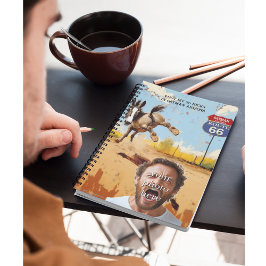 Ditt foto, få dina kicks, Oatman arizona, åsna Anteckningsbok