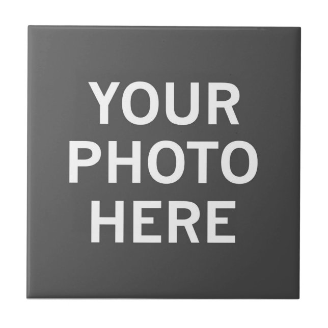 Ditt foto här kakelplatta (Framsidan)