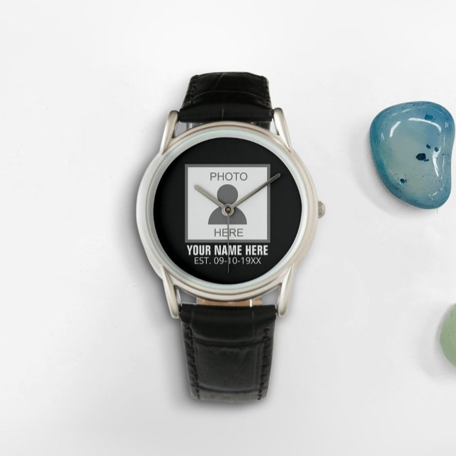 Ditt foto här Namn och din ålder Armbandsur (Skapare uppladdad)