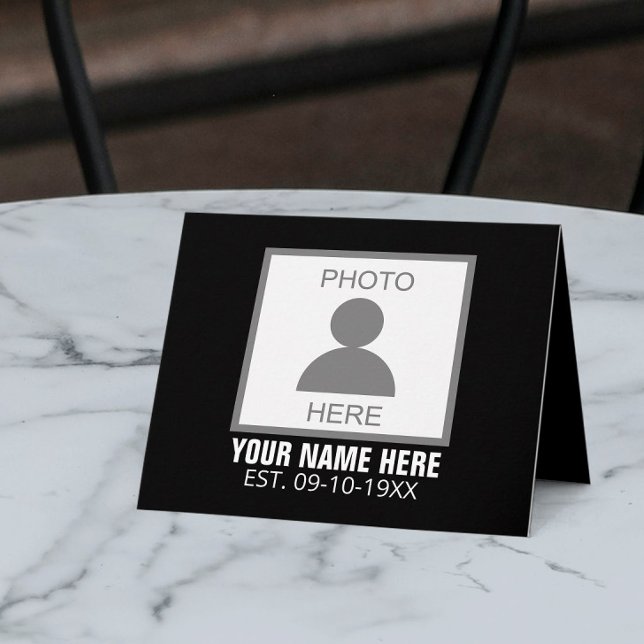 Ditt foto här Namn och din ålder Helgkort (Skapare uppladdad)