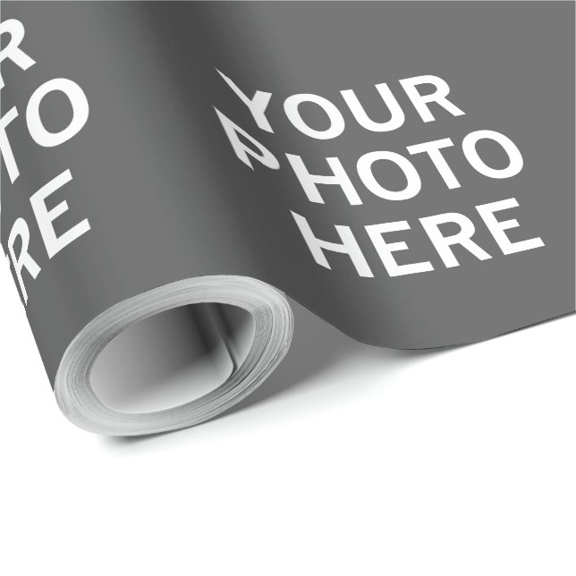 Ditt foto här presentpapper (Rullad Hörn)