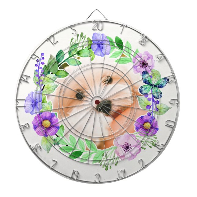 Ditt foto i en anpassningsbar i Flower Ram Piltavla (Framsidan)