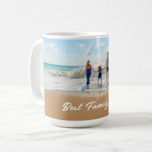 Ditt foto-kaffe Mugg - den bästa familjen någonsin