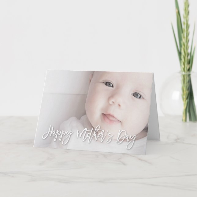 Ditt foto Mors dag Kärlek Kort (Framsida)
