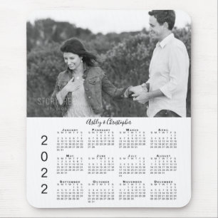 Ditt foto och Namn Personlig 2022-kalender Musmatta