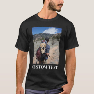 Ditt foto och text här, anpassat foto, personligt t shirt