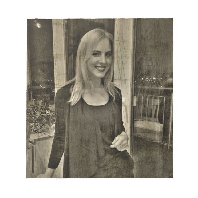 Ditt foto på anpassningsbarna anteckningsblock (Framsida)