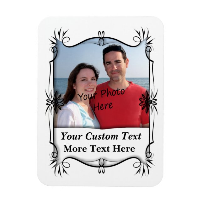 Ditt foto på ett flexibelt magnet (Vertikal)