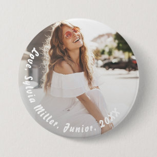 Ditt foto Personlig School Photo Button Knapp