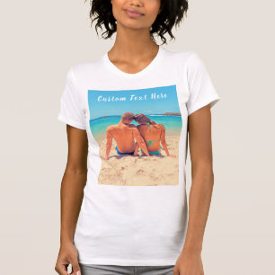 Ditt foto T-skirt med Anpassningsbar T Shirt