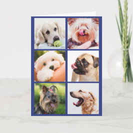Ditt fotografi- eller Cute Hundar anpassningsbar-h Kort